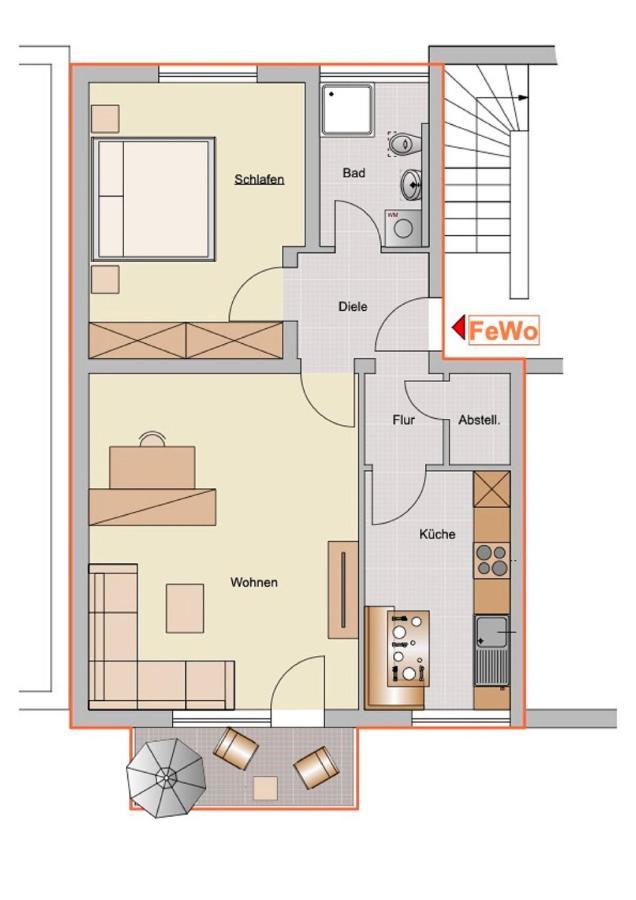 Ferienwohnung Am Alten Weinberg Bad Berleburg Exterior foto